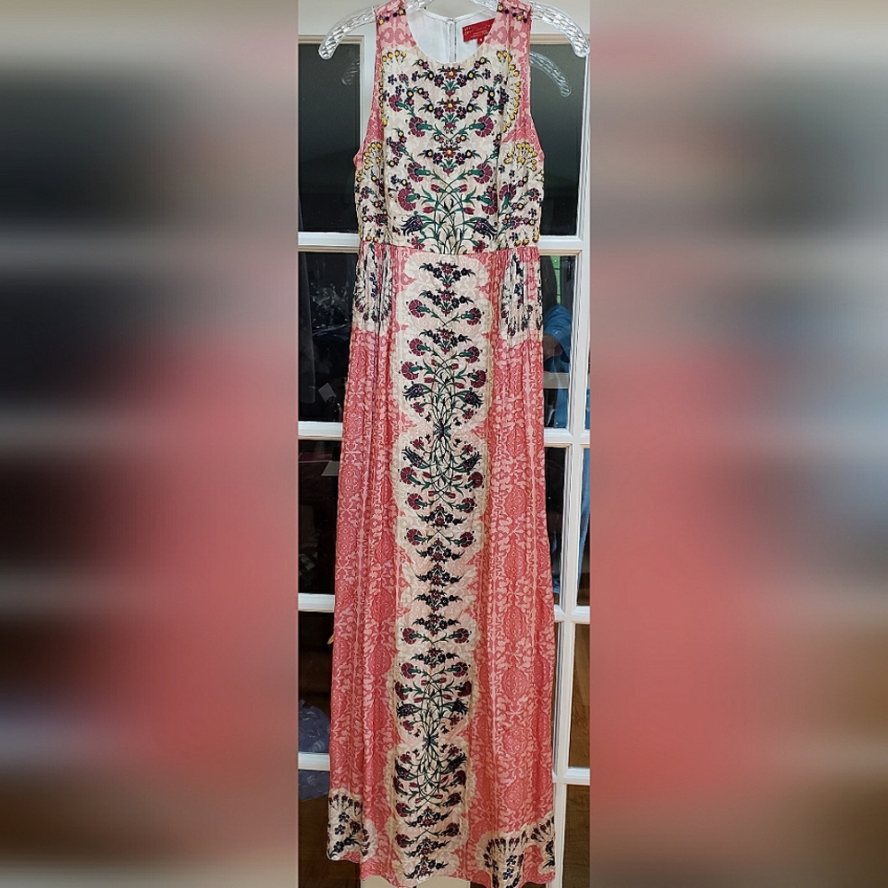 Bhanuni By JVOTI For Anthropologie Botanique Maxi Dress - Picture 3 of 11